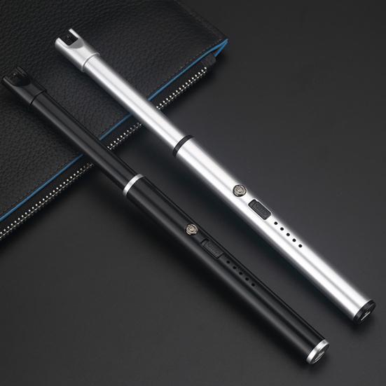 Свеча-воспламенитель, палочка зажигания, ветрозащитный компактный размер, портативный электрический перезаряжаемый беспламенный импульсный воспламенитель, принадлежности для кемпинга