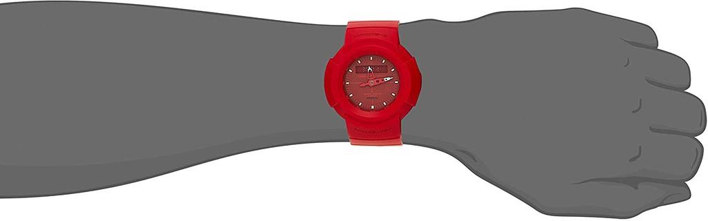 Casio Waterproof Watch Revival Red G-Shock Men's AW-500 Analog-Digital AW-500BB-4E [Used]