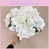 Hydrangea Silk Flowers Realistic Bouquet For Wedding Decor Photo Props Gift