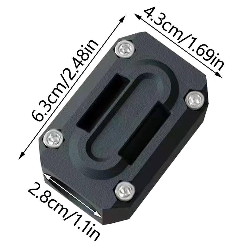Motorcycle Bumper Blocks, Motorcycle Engine Bumper Guard Block Drop Protection for 22mm 25mm 28mm