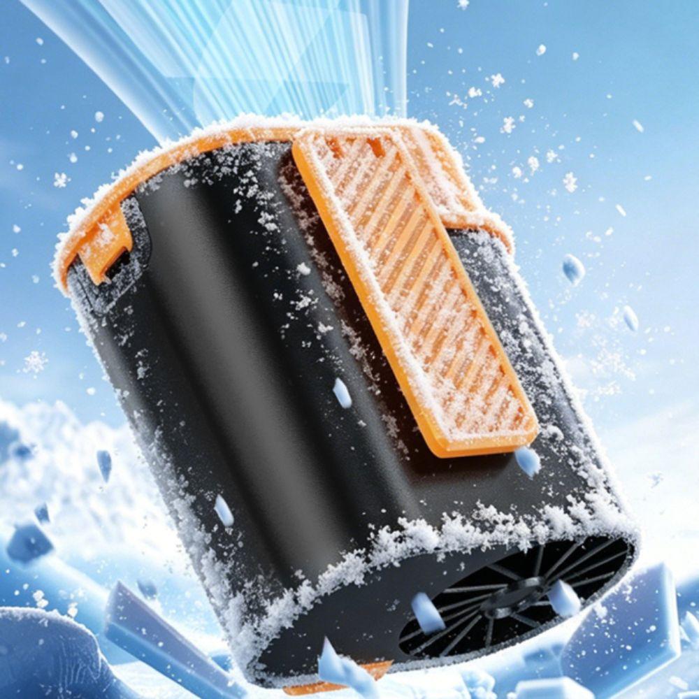 Strong Airflow Waist Clip Fan LED Display Mini Cooling Fan Waist-mounted Fan Evening Trips