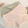 Women's Cotton Underwear Low Waist Full Coverage Panties with Bow Decoration Soft Stretch