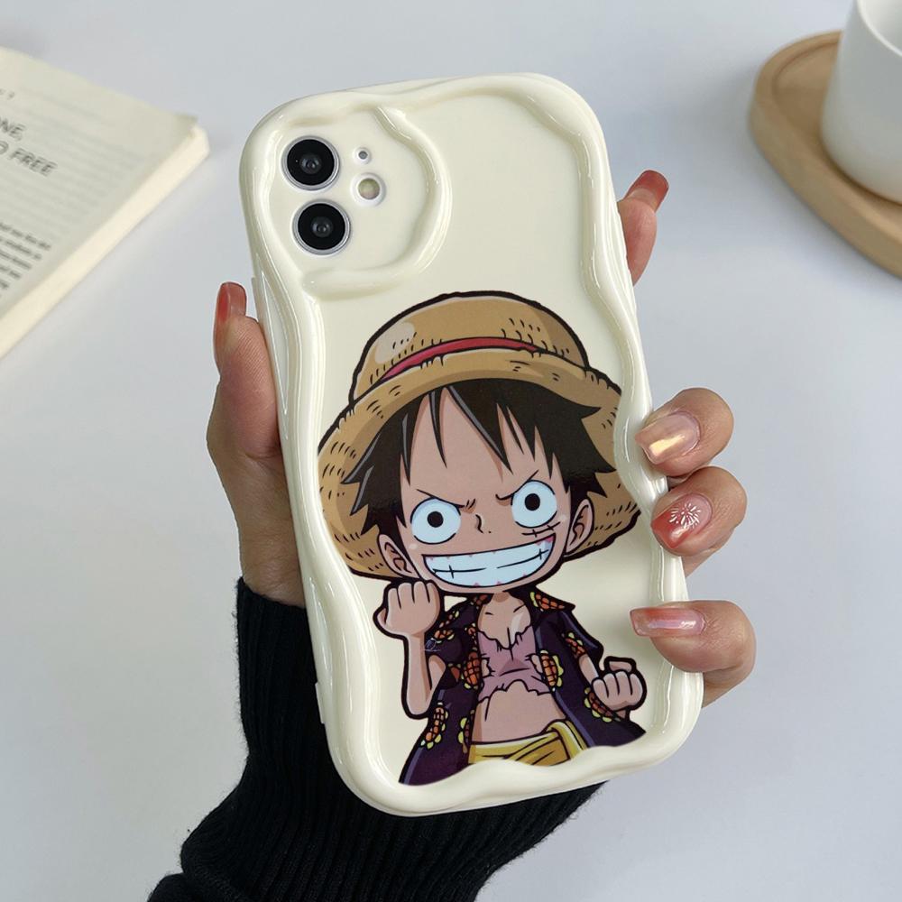 Чехлы для телефонов LZ28 One Piece Luffy Gear 5 Clear Soft Wave для Samsung S24 S23 Ultra S20 FE A54 A14 A52s A51 S10 Huawei Honor 90, защитная задняя крышка