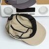 Breathable Flat-brimmed Cap Japanese 5-panel Baseball Cap Casual Mens Mesh Hat  Running