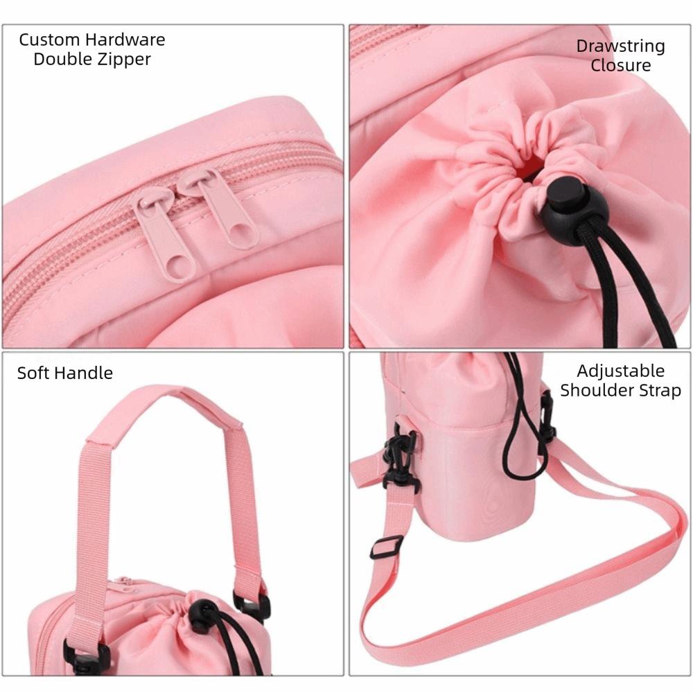 With Phone Pocket Water Cup Bags Handfree Vacuum Cup Bag New Water Bottle Holder Pouch  Unisex