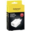 Intenso W24AA Chargeur USB 24 W 2x USB-A blanc intérieure