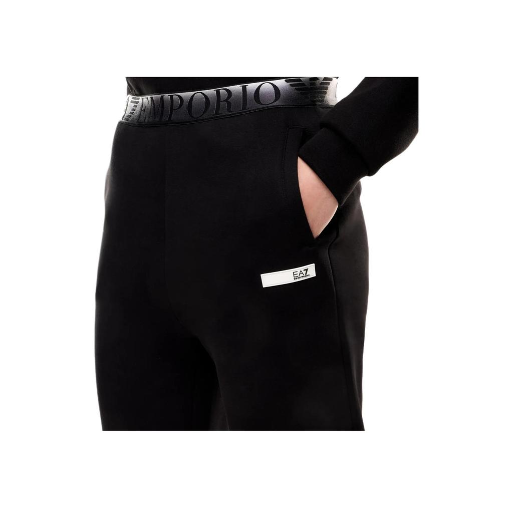 Emporio Armani EA7 Свободные хлопковые однотонные вязаные спортивные брюки Женские брюки 7W000678-AF13151-UC001