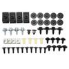 40PCS Undertray Clips Screws Compact Shockproof Engine Under Cover Splash Shield Guard Body Bolts Replacement For