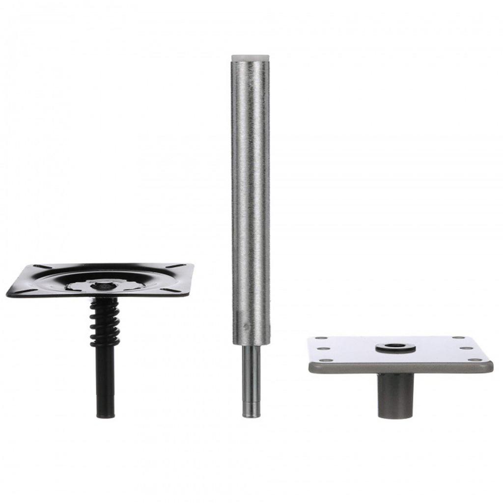 Boat Seat Mount Kit 3/4 Inch Lock In Pin Post Base Plate and Seat Mount with Spring for Most Boats