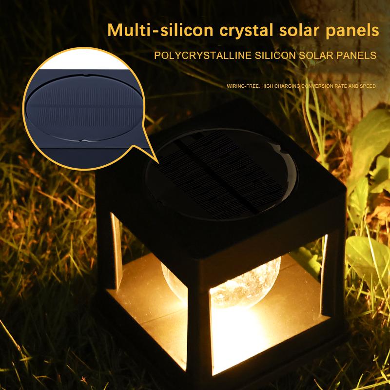 Светодиодный солнечный светильник Capital, водонепроницаемый, солнечный, квадратный, садовый светильник, двор, вилла, сад, интеллектуальное управление освещением, пост, светильники