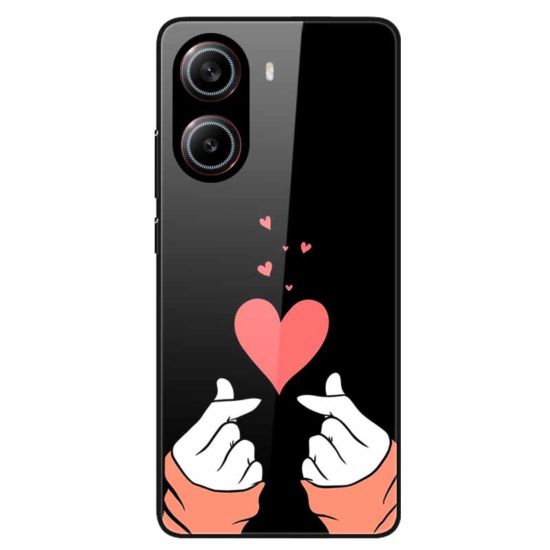 Чехол для Poco X7 Pro Модный Закаленное Стекло Жесткая Задняя Крышка Телефона для Xiaomi Poco X7 Pro Чехлы PocoX7Pro X 7 Pro X7Pro Корпус новый