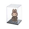 Minifigure Display Case – Dustproof Lego-Compatible Building Blocks Showcase Box Clear Rectangular Base for VinylToys For Labubu