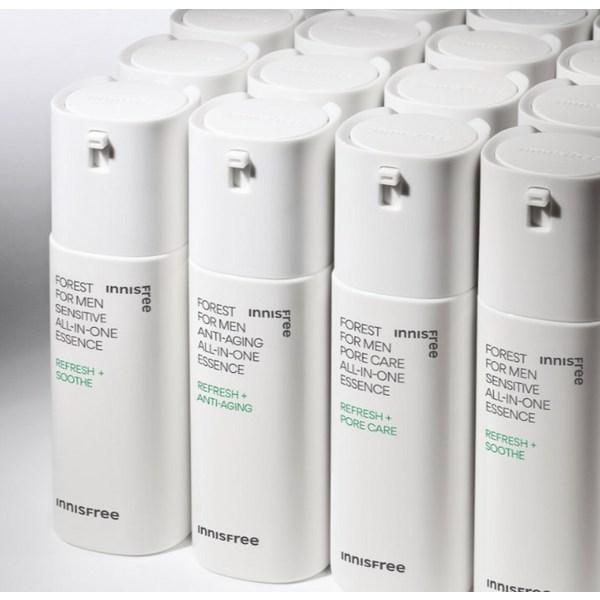 Innisfree Forest Pore Care All-in-One Essence, 1 Ea, 100ml, Korea Best Mens Cosmetics