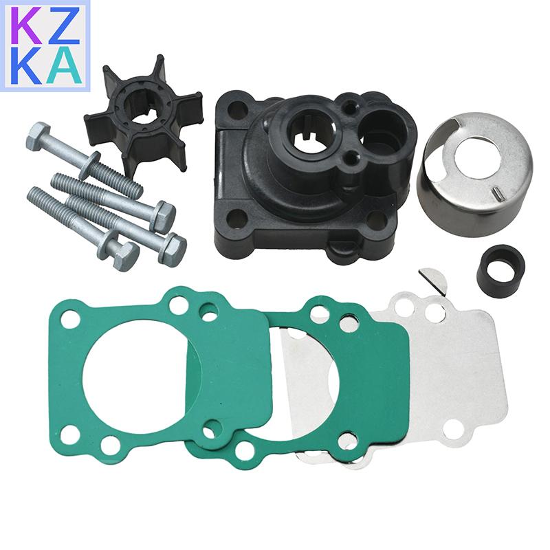 Boat Motor Water Pump Repair Kit with Housing 682-W0078-00 682-W0078-01 682-W0078-A1 18-3148 18-3411 for Yamaha 9.9HP 15HP