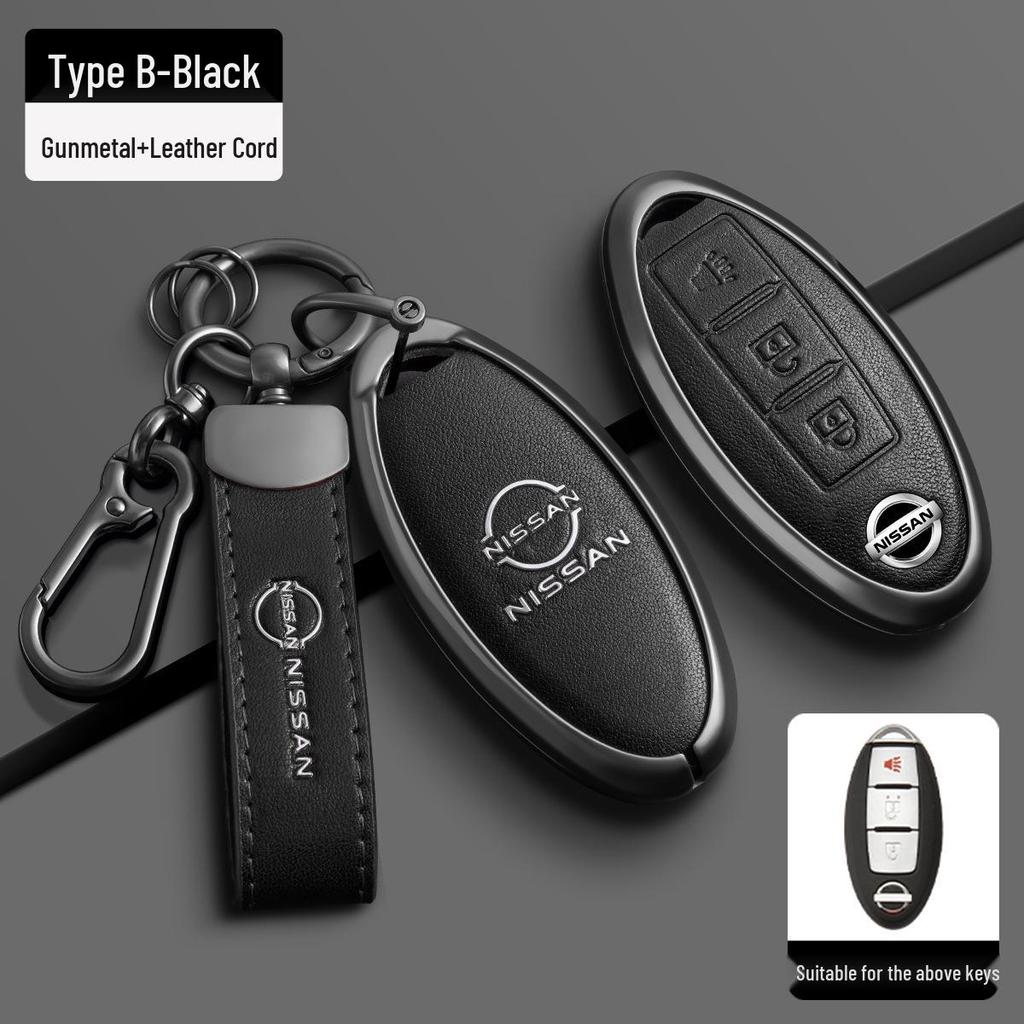 Чехлы для ключей для моделей Dongfeng Nissan: Sylphy, Teana, Qashqai, Tiida, X-Trail, Kicks, Sunny, Classic и Murano 14-го поколения.