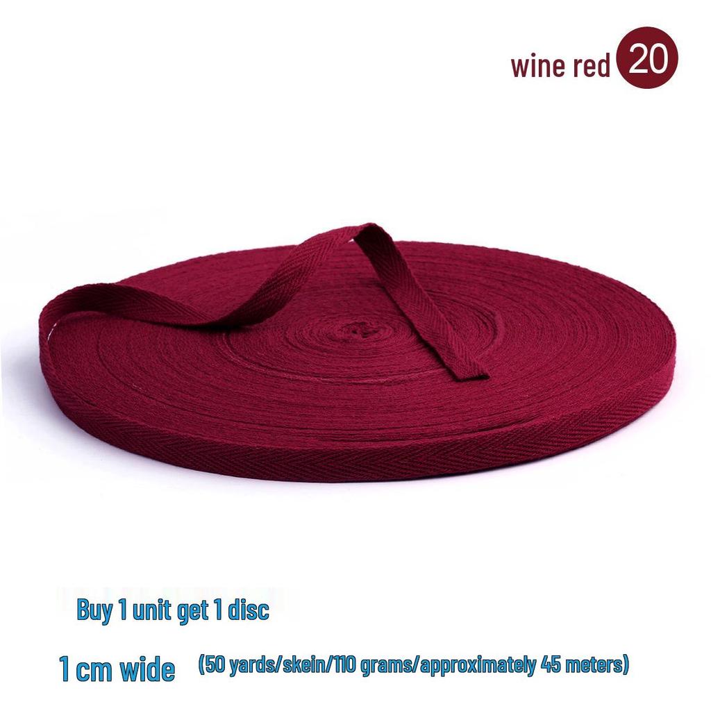 1 см Красно-фиолетовая хлопковая лента «елочка»: Праздничная окантовка и полная окантовка тесьмой