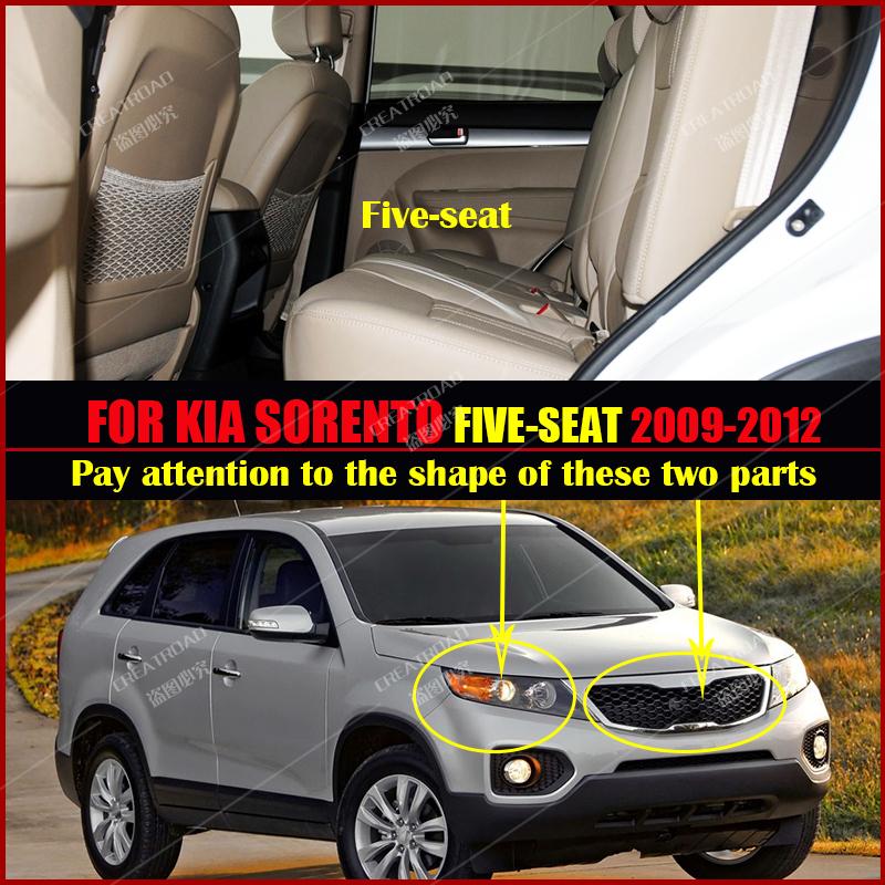 Автомобильные коврики для KIA Sorento пять сидений 2009 2010 2011 2012 Пользовательские автомобильные накладки на ноги автомобильный коврик