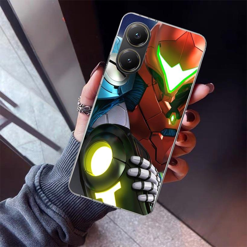 Game M-Metroids Phone Case For Xiaomi Poco X7 X6 X5 Pro F7 Ultra Redmi 15C 15 13 13C 12 12C 10 10A 10C 9 9A 9C 9T Shell Poco X7