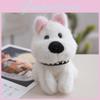 White Highland West Terrier Cute Collar Puppy Plush Doll For Kids Bedroom Decor