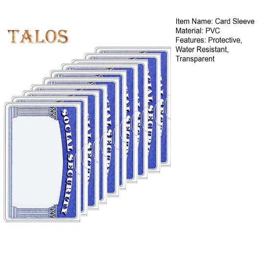 10/20 шт. чехлы для карт социального обеспечения прозрачный протектор для карт Medicare водостойкий прозрачный ПВХ держатель для карт для удостоверения личности дебетовой кредитной карты