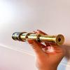 15.24 Cm Victorian Nautical Style Brass Leather Telescope with Wooden Box