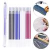 1Set 10 Pcs Refills + 1Pc Pen Case Fabric Markers Pencil Marker Pens High Temperature Disappearing
