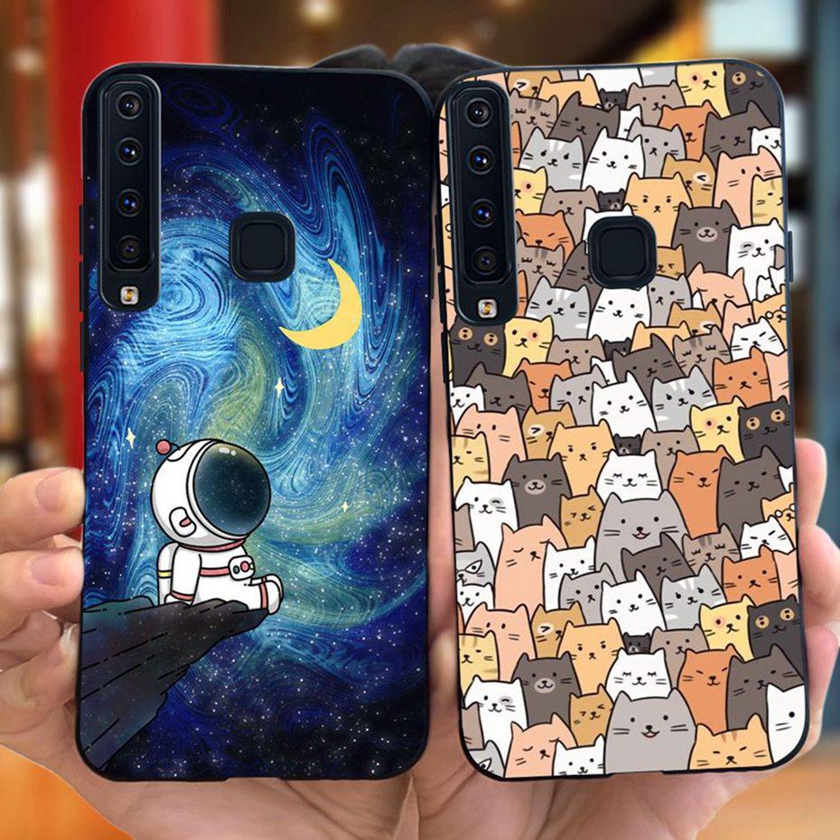 Case For Samsung Galaxy A9 (2018) Cute Cartoon Candy Color Soft Silicon Phone Cases For Samsung A9 2018 SM-A920F A9200 Bumper