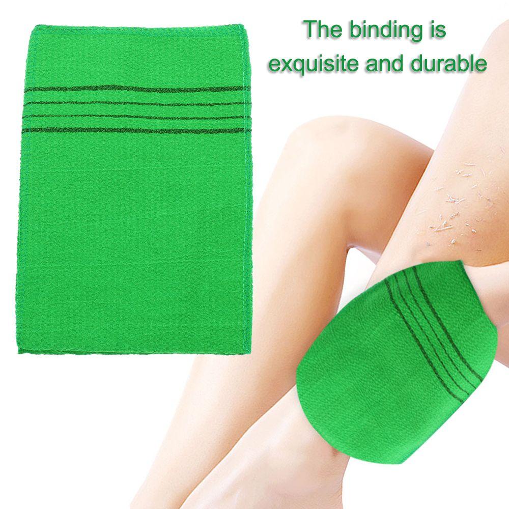 Durable Portable Body Rub Cleaner Exfoliating Bath Towel Shower Scrubber Bath Glove Washcloth
