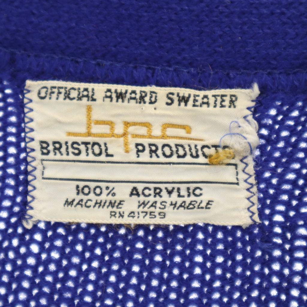 bpc BRISTOL PRODUCT COMPANY 70s vintage Long sleeve V neck knit cardigan Women Used