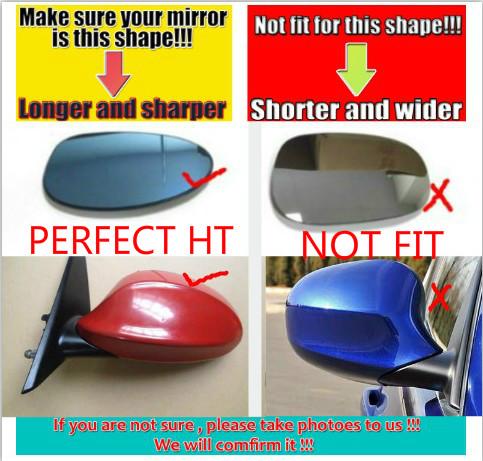 KJVF7 E90 E91 Black M3 Style Cover E81 E82 E87 E88 for BMW 1 3 Series E92 E93 Carbon Fiber M Look Rear Mirror Cap Car Accessories