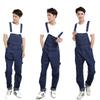 Мужские подтяжки Мужские джинсовые комбинезоны Прямые брюки большого размера Голубые джинсы Больше размеров 30-48 50