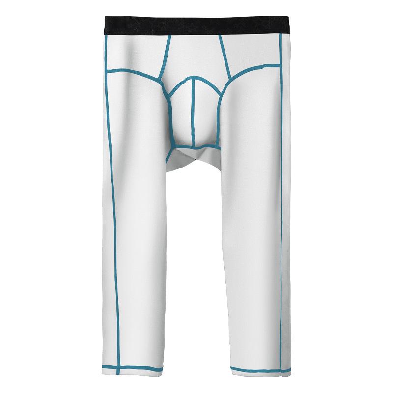 Мужские леггинсы больших размеров из шерстяной смеси: Теплые брюки облегающего кроя для осени и зимы