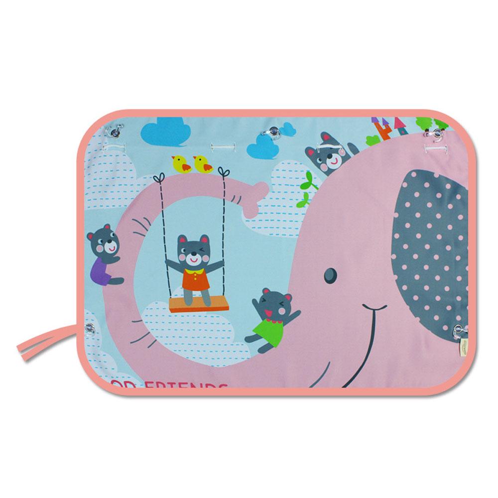 1 шт. Универсальная шторка-накладка на боковое окно автомобиля, шторка, солнцезащитный козырек на окно, защита для детей, милые мультяшные машинки