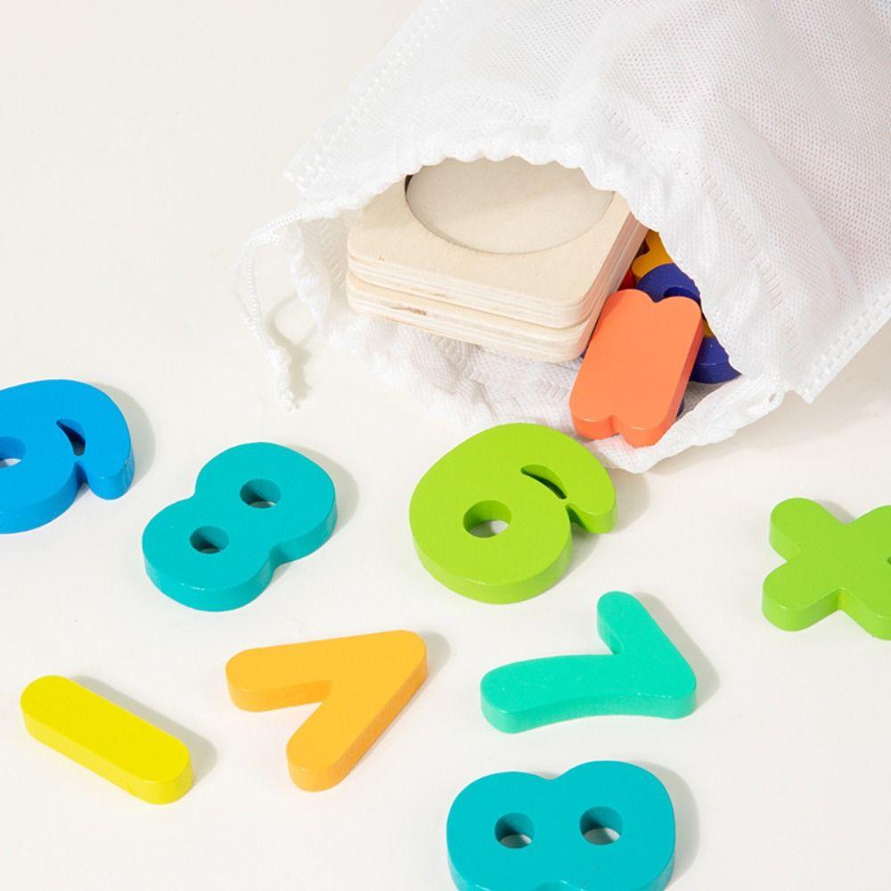 Montessori Number Block Montessori Math Toy Counting Toy  Early Educational Toy