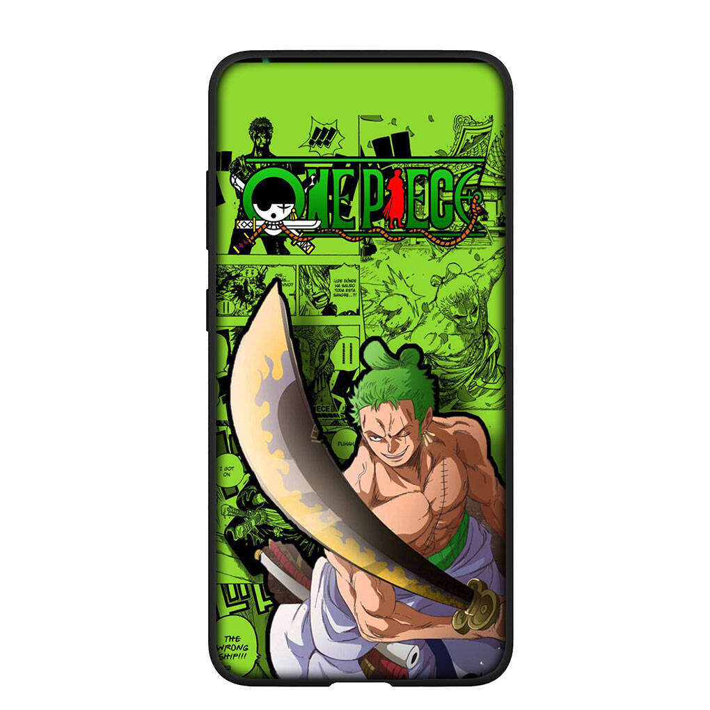 Чехол для телефона для iPhone 17 15 16 Plus Redmi Note 14 12 11 13 Pro Max Huawei P30 P20 Lite OPPO A60 A40 A80 A18 Ророноа Зоро Аниме Луффи One Piece