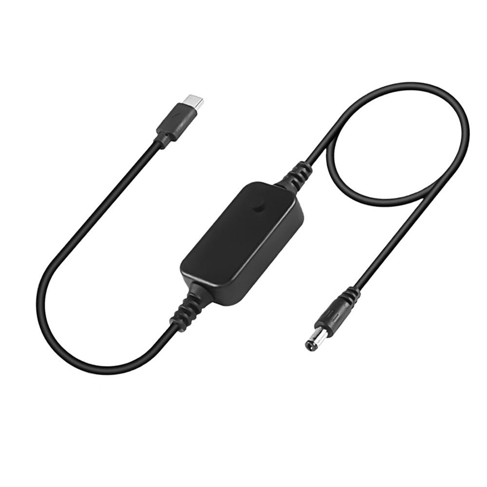 With 10 Connector Tips USB C To DC PD Adapter Cable 5V/9V/12V/15V/20V Boost Cable  Camera
