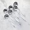 Soup Ladle Colander Spoon High Temperature Resistant Long Handle Stainless Steel Hanging Pot Scoop For Kitchen