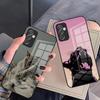 Чехол для телефона Сфинкс для Samsung S26 S25 Plus S20 S20 Plus S22 Ultra S23 FE S21 Plus S21 Ultra Стеклянная крышка