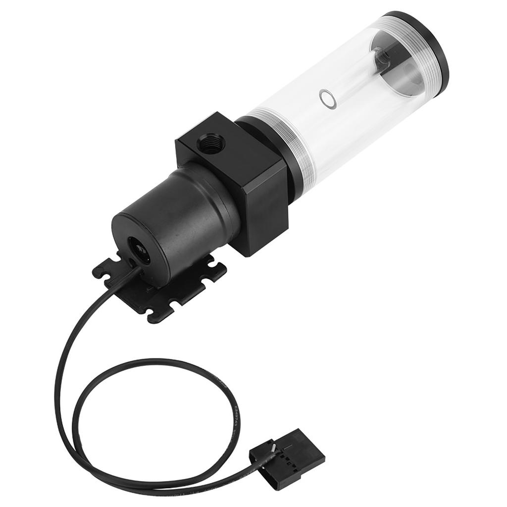 Акриловый компьютерный резервуар для водяного охлаждения DIY цилиндрический 19 Вт помпа G1 4