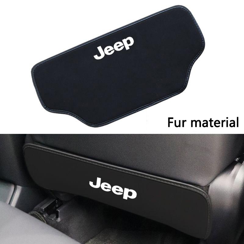 1PCS New Car Seat Back Cover Protector Prevent Dirt Leather Cover For Jeep Renegade Compass Grand Cherokee Wrangler jk Gladiator AKM1