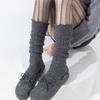 Breathable Hollow Calf Socks Knitted Mid Tube Socks New Stacked Long Tube Socks  Women Girls