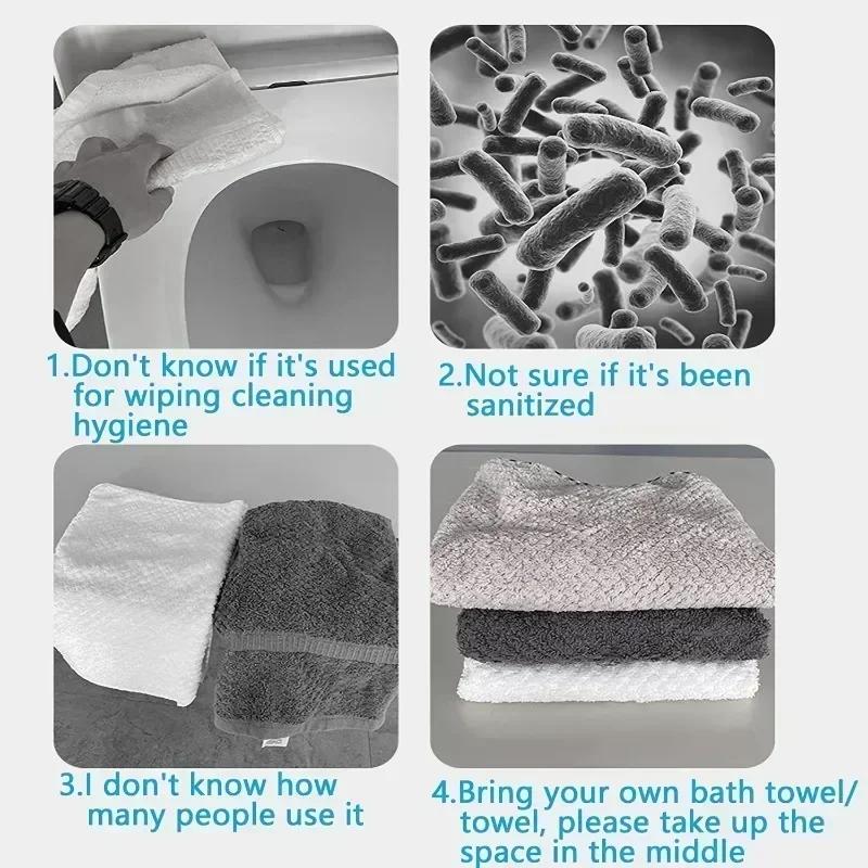 1/2/5 шт одноразовое полотенце банное полотенце индивидуально упакованное чистое гигиеническое одноразовое полотенце утолщенное хлопковое портативное дорожное