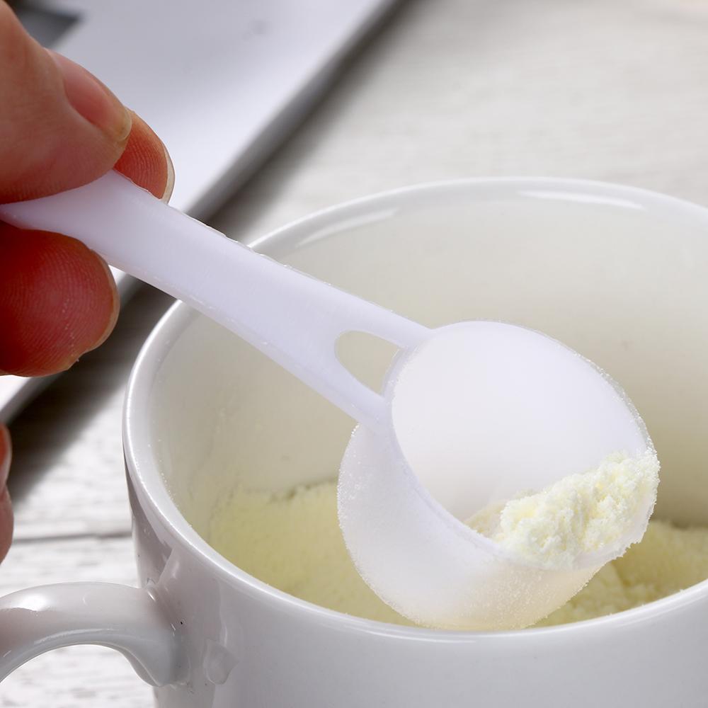 10Pcs 1/3/5/10g Milk Powder Measuring Spoons Coffee Protein  Powder Scoop Plastic Spoon Kitchen Seasoning Measuring Spoons