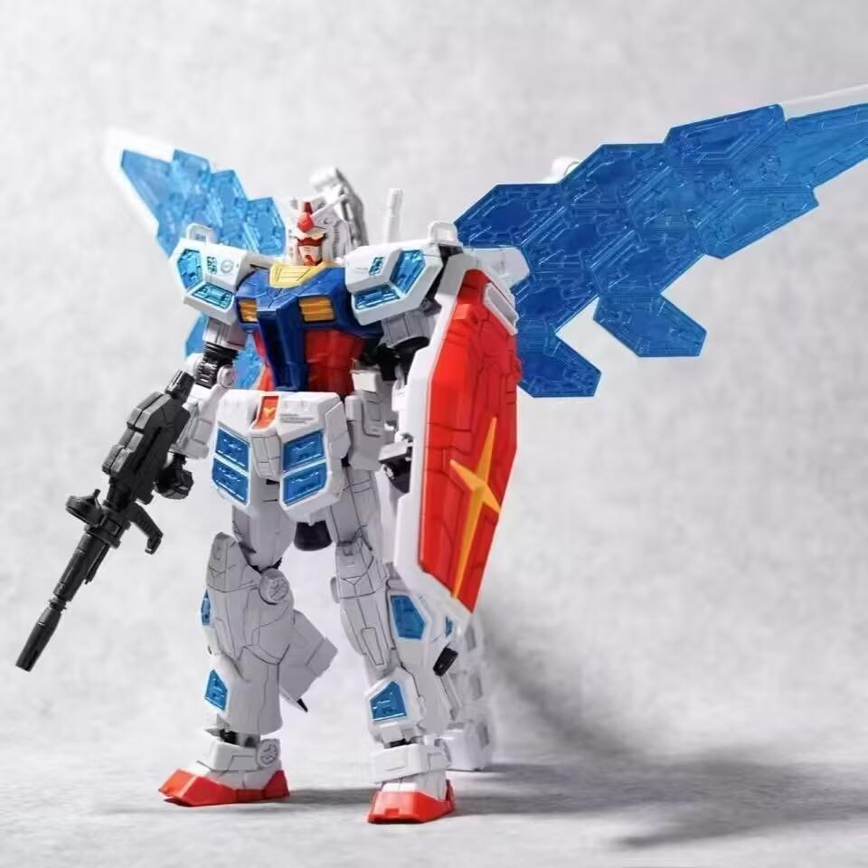 Модель Gaogao Rx78-2F Rx78F00/E Ex001 Крыло Глясс Блок 1/144 Наборы для сборки Фигурка Робот-игрушка Ласс Крылья Подарок для детей