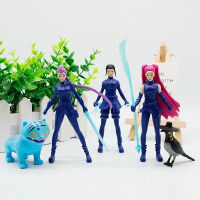 5 шт./Набор K-pop Игрушка Фигурка Охотников на Демонов Дерпис Тигр Руми Мира Зои Сасси Фигурка Кукла Для Поклонников Подарок