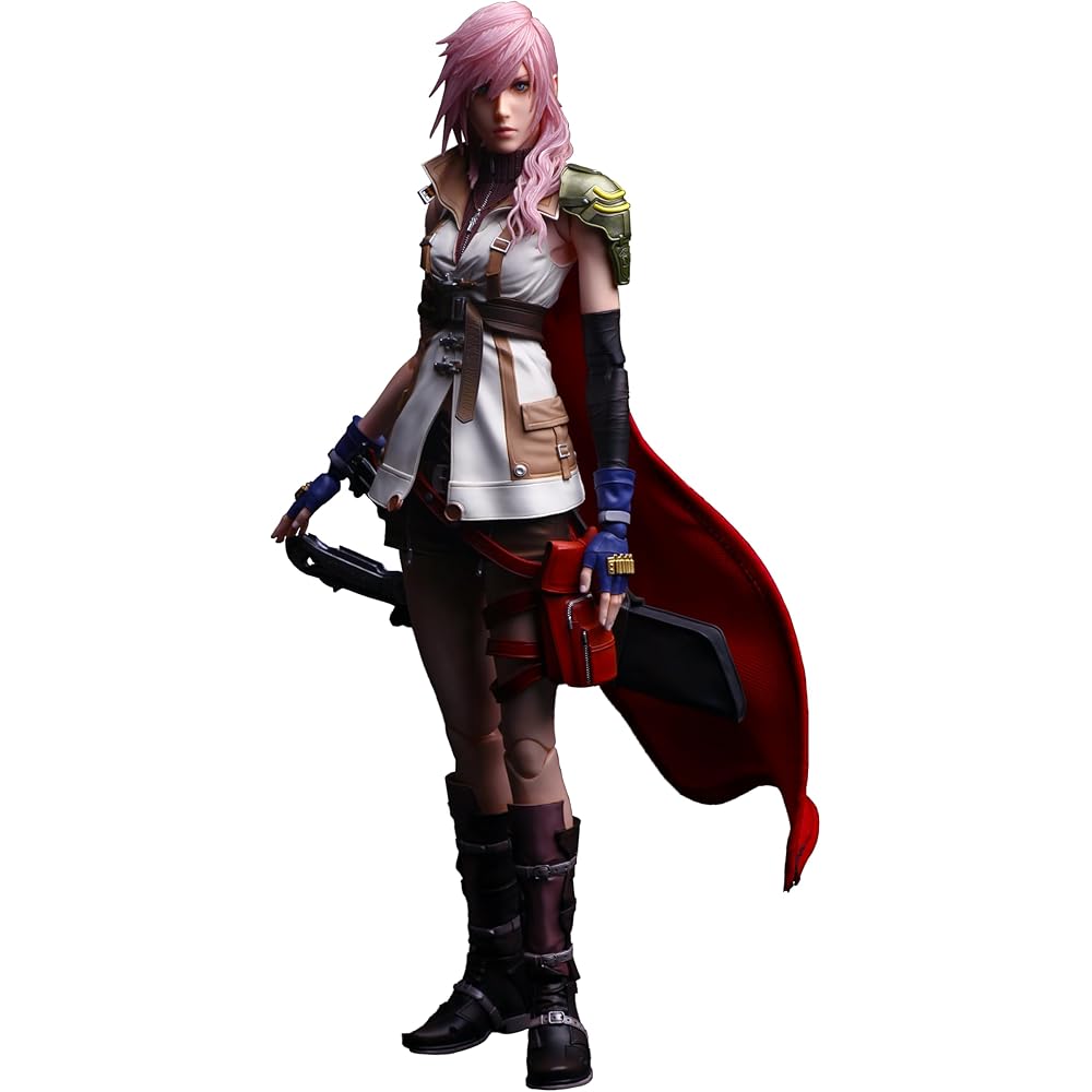 Final Fantasy XIII PLAY ARTS Истинная Лайтнинг ПВХ Раскрашенная Подвижная Фигурка