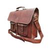 Men's Vintage Old Leather Satchel Shoulder Bag Messenger Laptop Briefcase