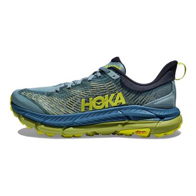 HOKA Mafate Speed 4 Мужские кроссовки Stone Blue Dark Citron 1129930-SBDCT