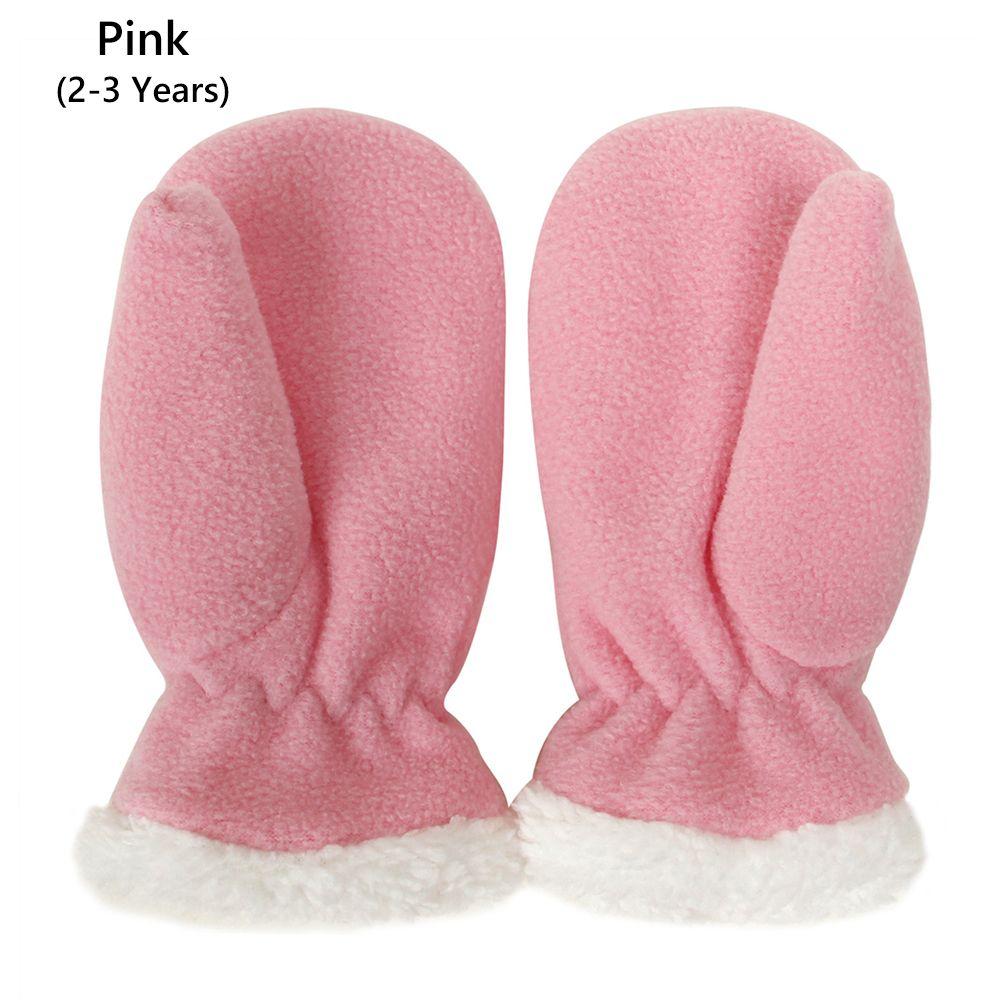 Зимние детские перчатки из поларфлиса, легко надеваются, с флисовой подкладкой, варежки из поларфлиса, варежки для малышей