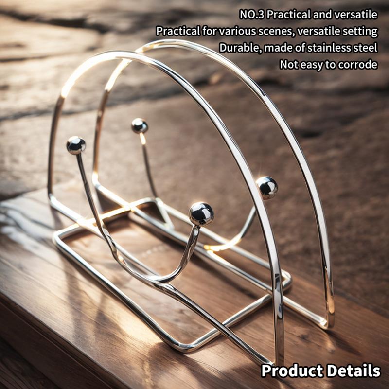 Держатель для салфеток из нержавеющей стали, держатель для салфеток, коробка, держатель для салфеток, органайзер, диспенсер для салфеток, чехол для хранения, декор стола